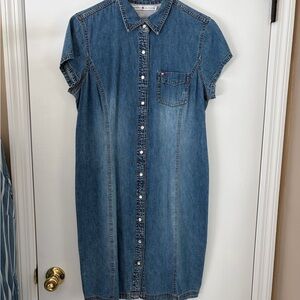 Tommy Hilfiger Blue Denim above knee Dress